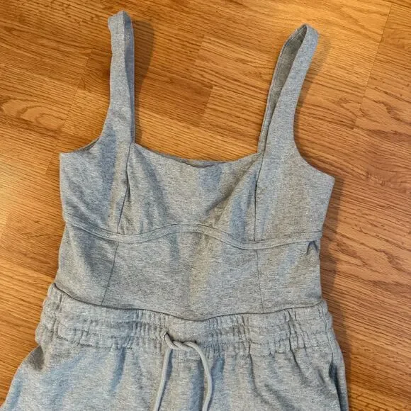 Free People Movement Inbound Onesie in Heather Grey Size Medium - Picture 5 of 12